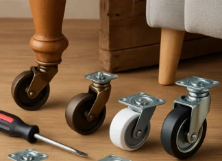 Jak dobrać odpowiednie kółka meblowe?